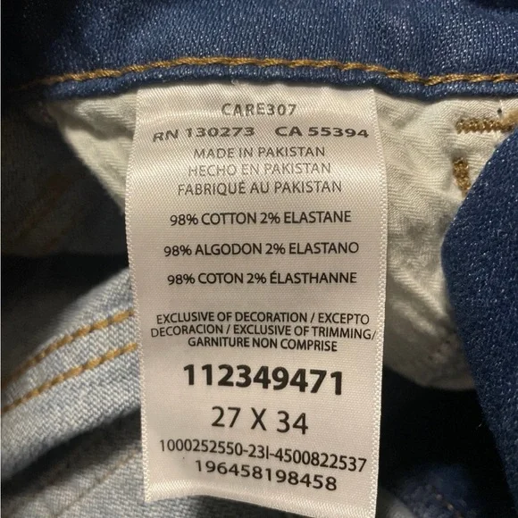 STAUD + WRANGLER THE STRAIGHT CUT JEAN DARK RINSE - Picture 8 of 8